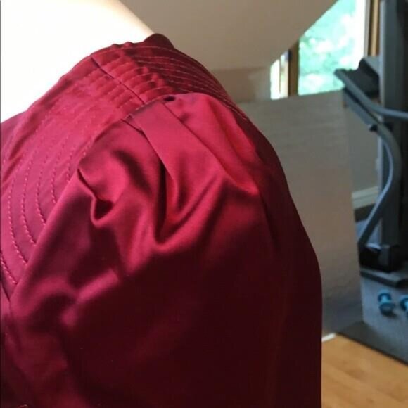 Wine colored form fitting dress - Picture 2 of 9